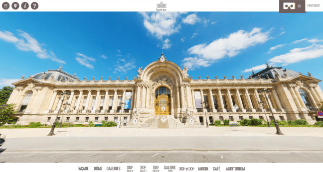 Façade du Petit Palais