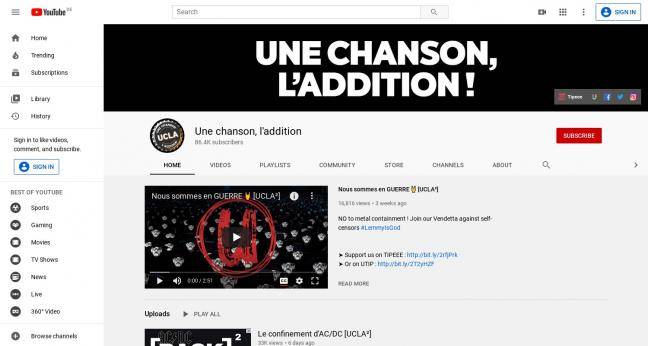 Une chanson, l'addition Une chanson, l'addition