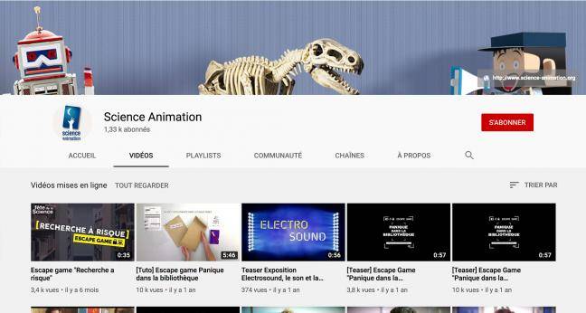 Science Animation sur YouTube Science Animation sur YouTube