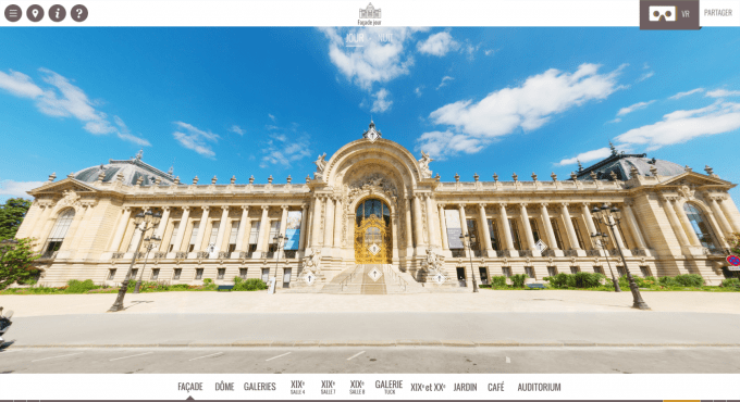 Façade du Petit Palais