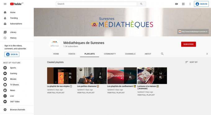 Les médiathèques sur Youtube Les médiathèques sur Youtube